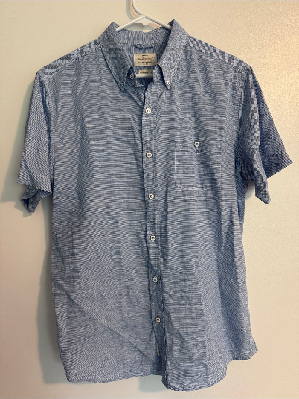 Weatherproof Vintage Washable Linen Shirt